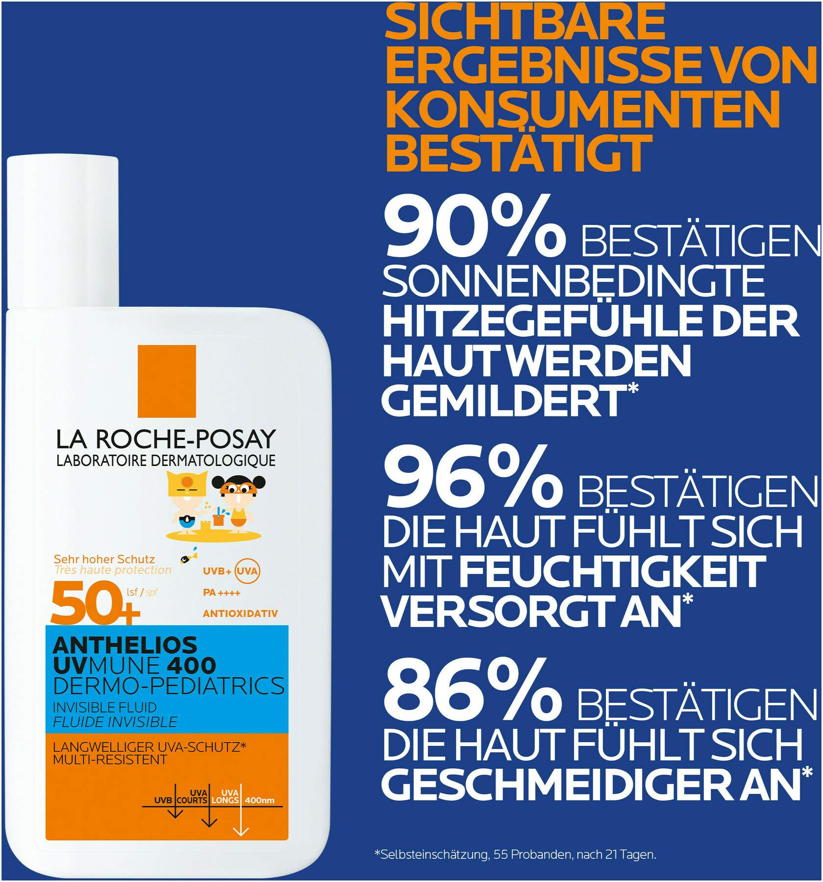 La Roche Posay Anthelios Dermo-Kids Invisible UVMune 400 LSF50 50 ml Fluid