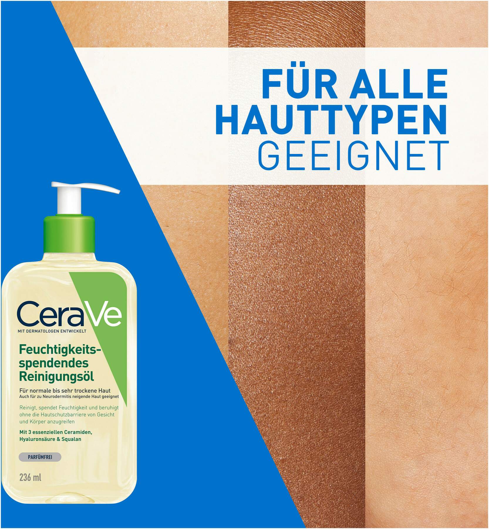 CeraVe feuchtigkeitsspendendes Reinigungsöl 236 ml