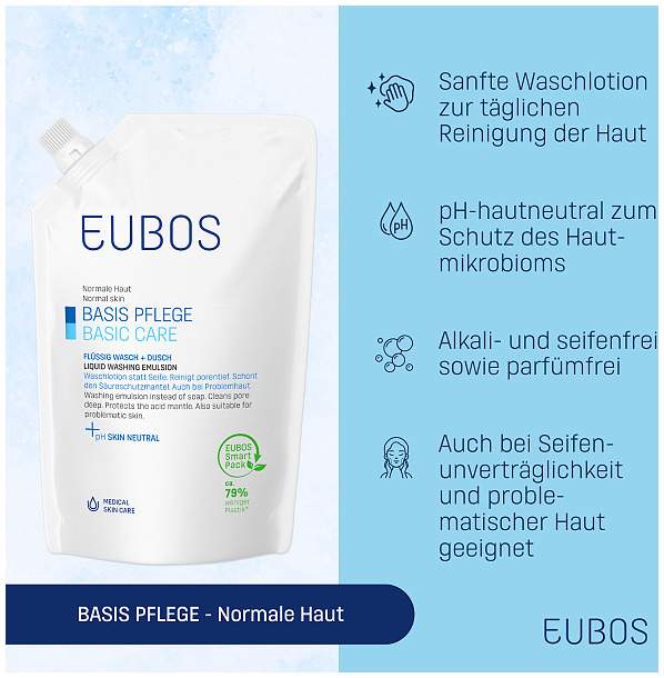 Eubos flüssig blau 400 ml Nachfüllpackung