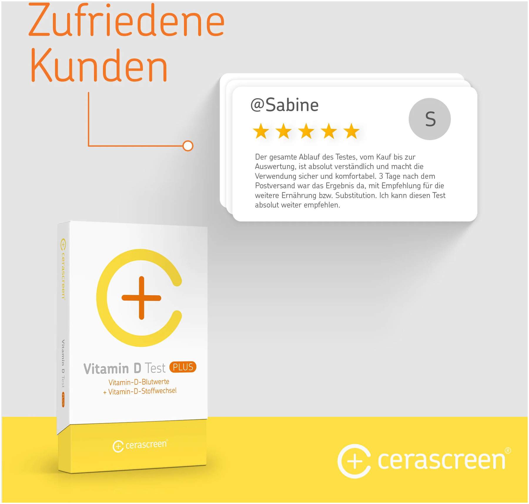 Cerascreen Vitamin D Plus Blutwerte + Stoffwechsel Test