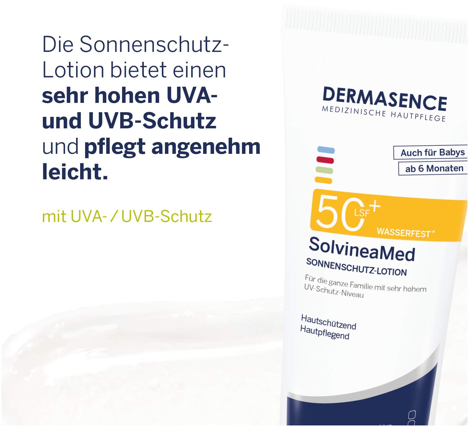 Dermasence SolvineaMed Sonnenschutz - Lotion LSF 50 + 200 ml