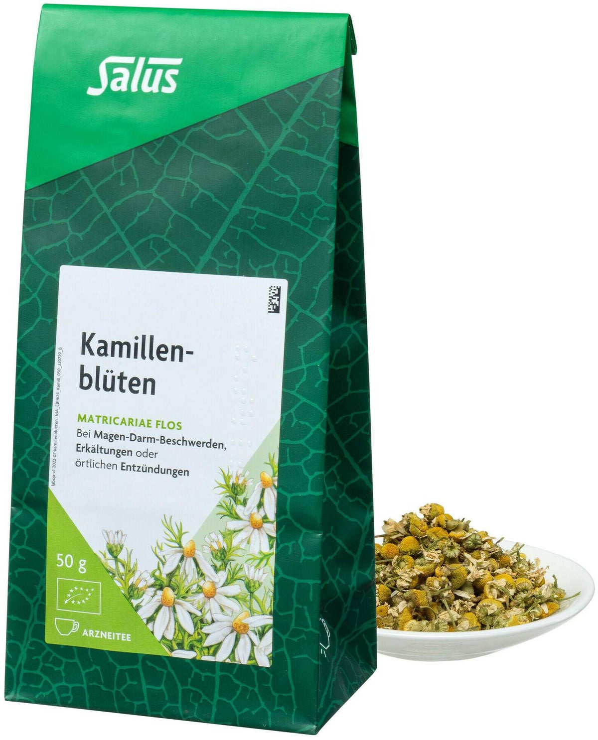 Kamillenblüten Arzneitee Bio Matricariaflos Salus  50 G