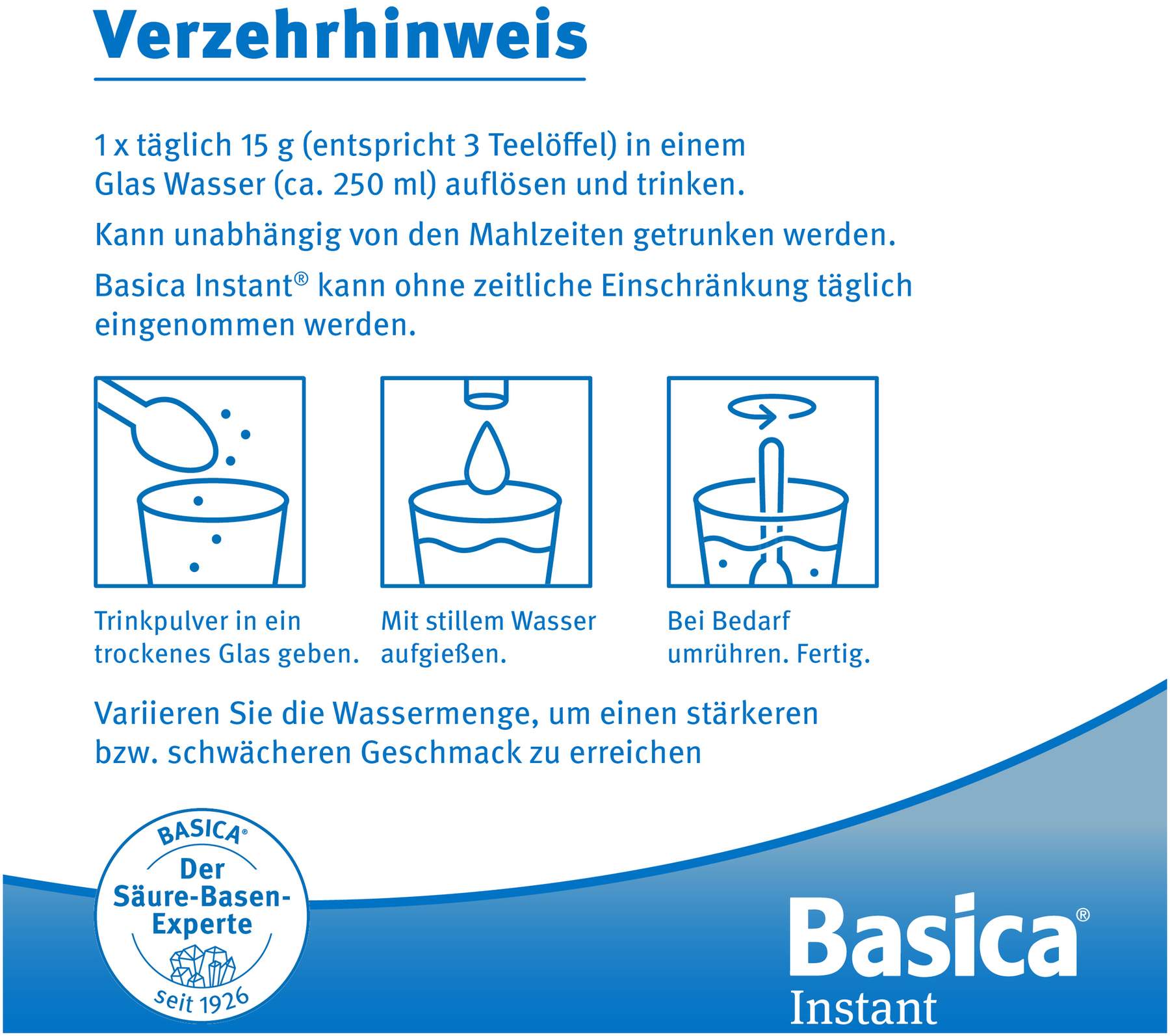 Basica Instant 300 g Pulver