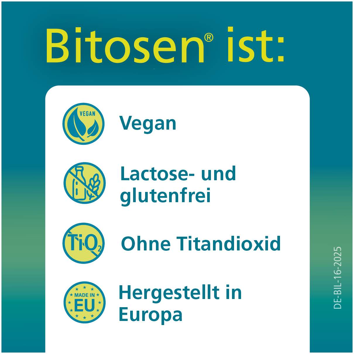 Bitosen 20 mg 20 Schmelztabletten