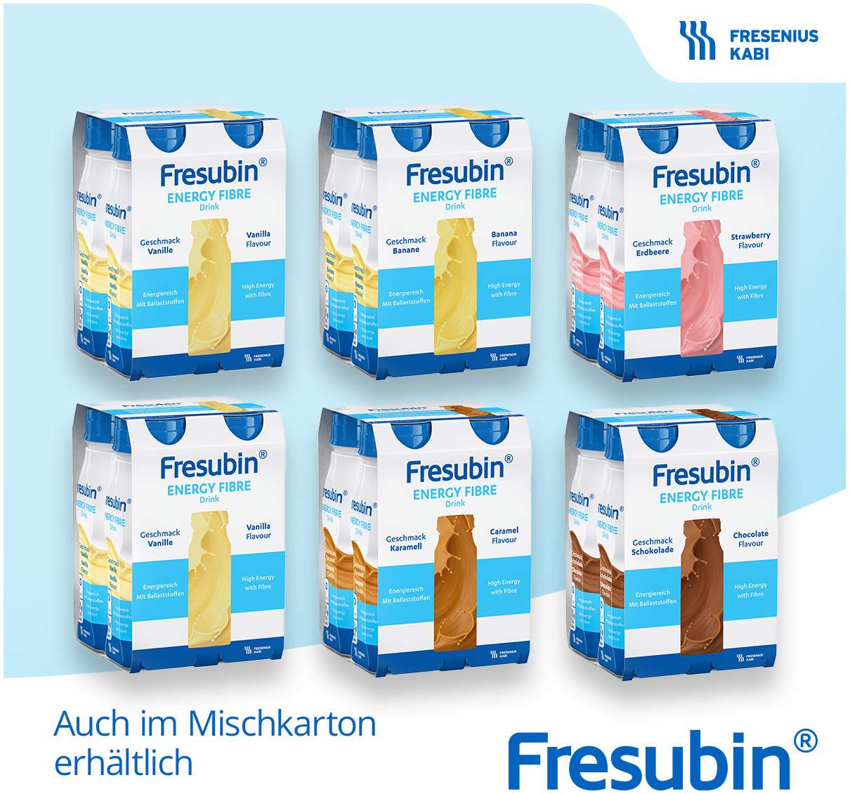 Fresubin Energy Fibre Drink Vanille 4 X 200 ml