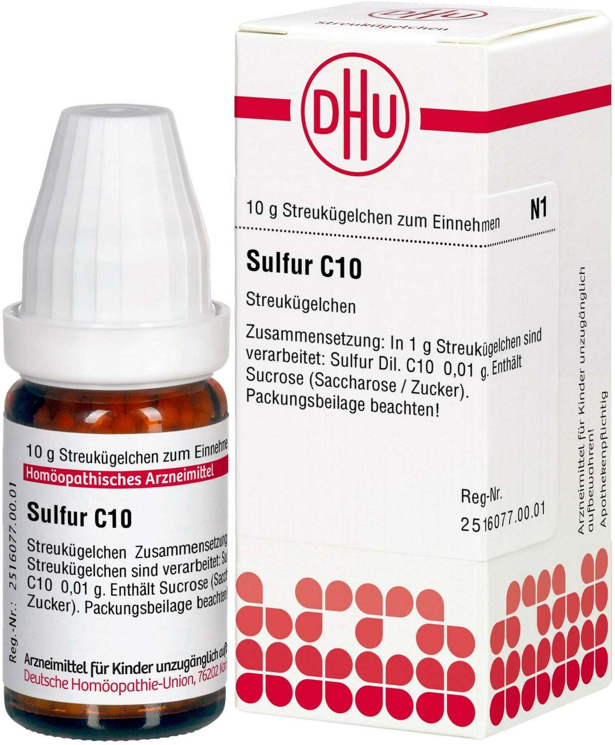 Dhu Sulfur C10 10 G Globuli
