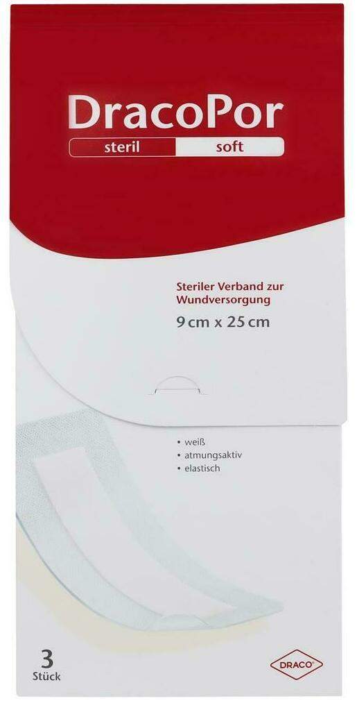 Dracopor Wundverband 9x25 cm Steril