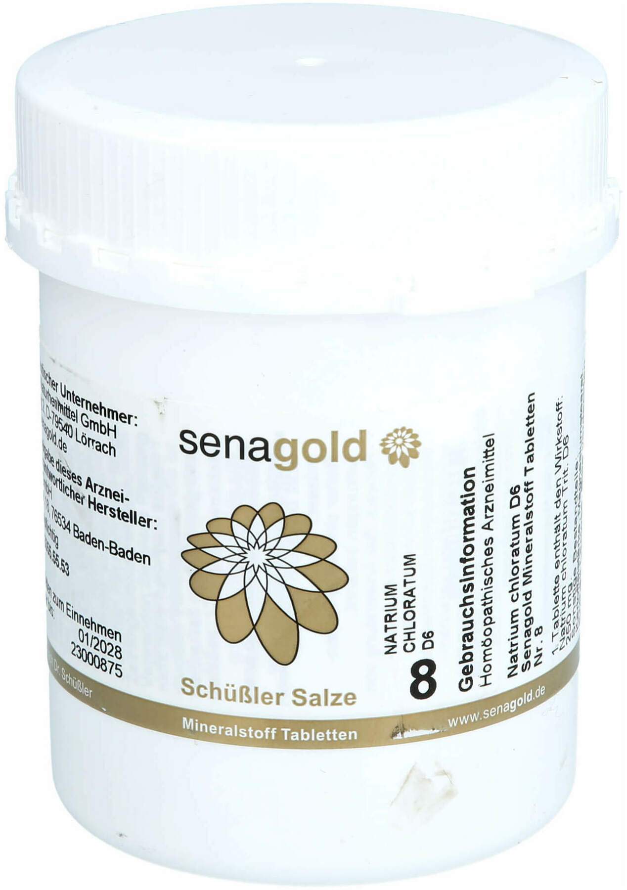 Biochemie Senagold 8 Natrium Chloratum D 6 Tablett
