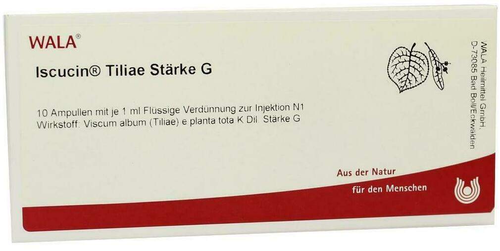 Wala Iscucin Tiliae Stärke G 10 X 1 ml Ampullen