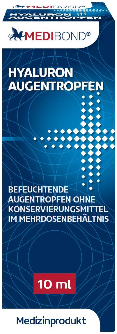 Hyaluron Augentropfen Medibond 10 ml