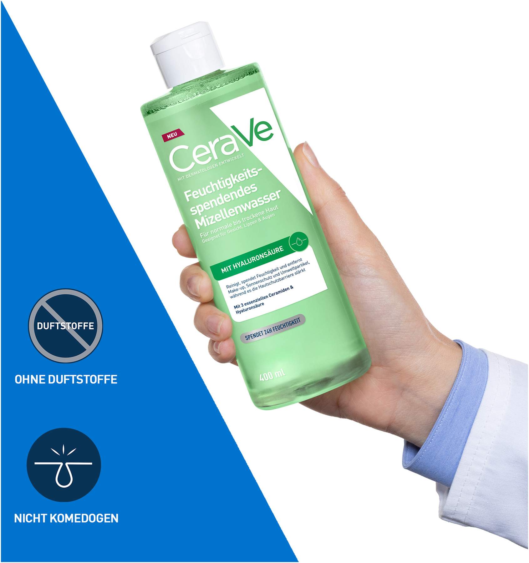 CeraVe feuchtigkeitsspendendes Mizellenwasser 400 ml