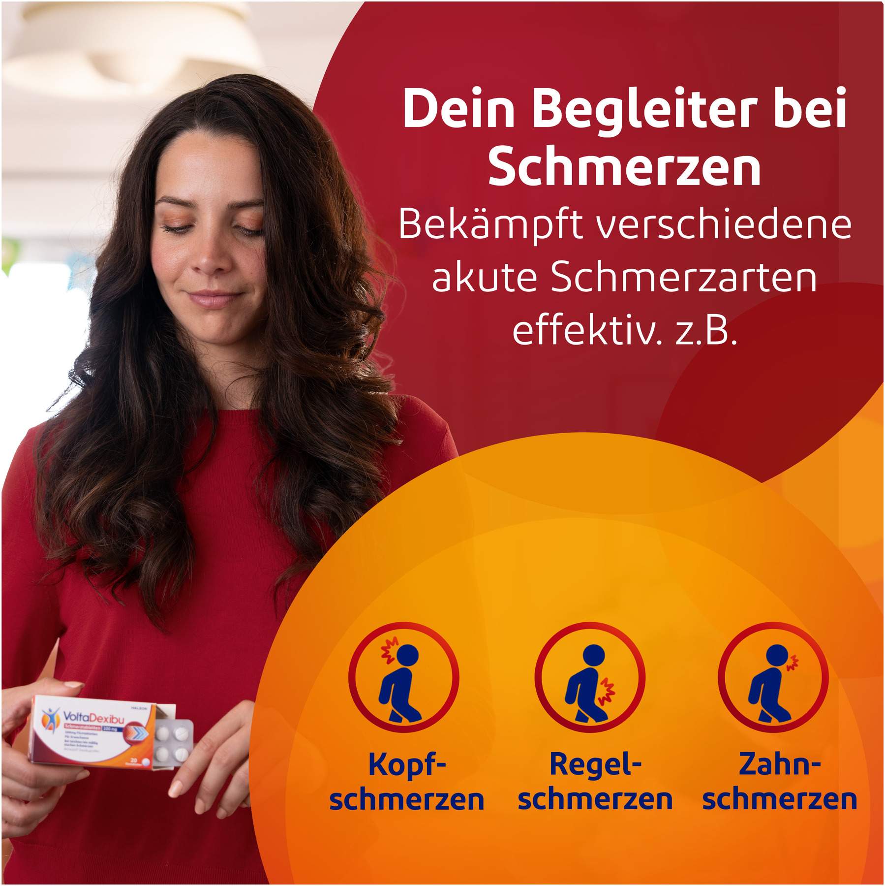 VoltaDexibu Schmerztabletten 200 mg 20 Filmtabletten