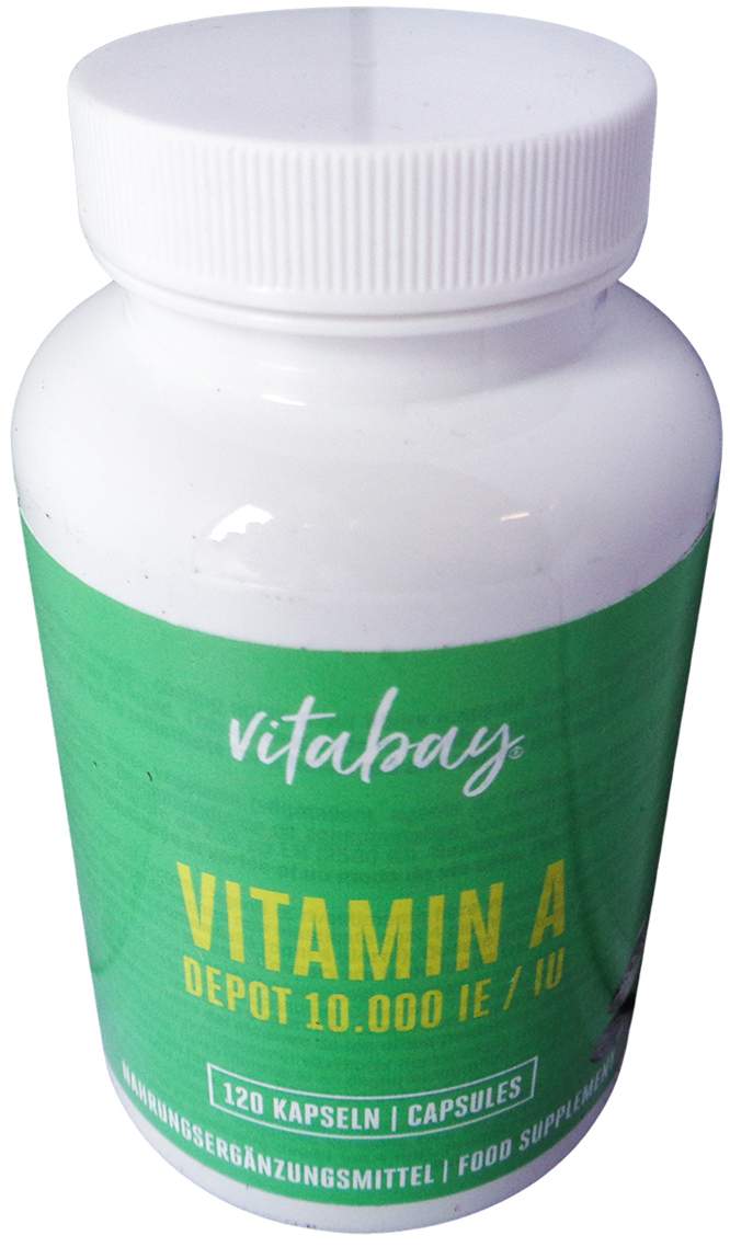 Vitamin A 10. 000 I.E. Depot Vegan Hochdos.Kapseln