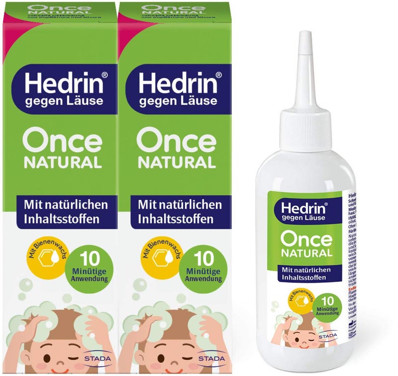 Hedrin Once Natural 2 x 100 ml