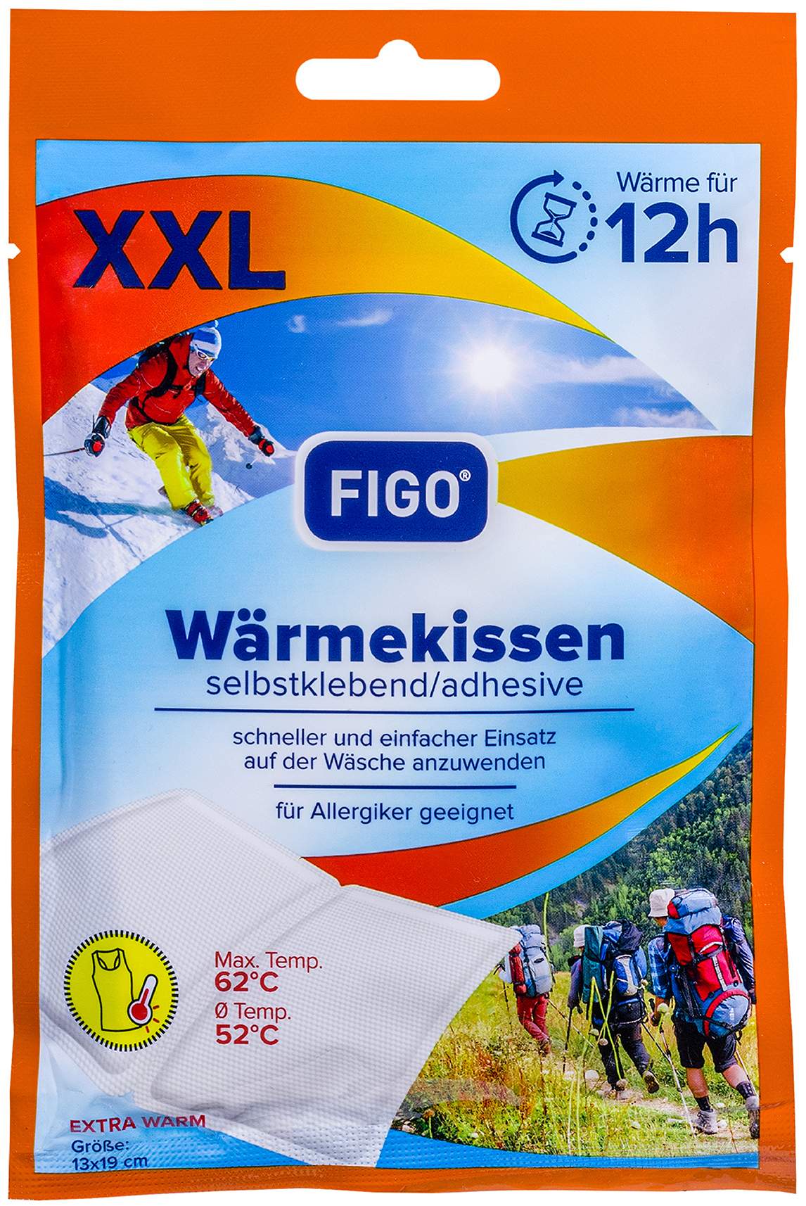 Figo Wärmekissen 12 H Selbstklebend Xxl 5 Stück