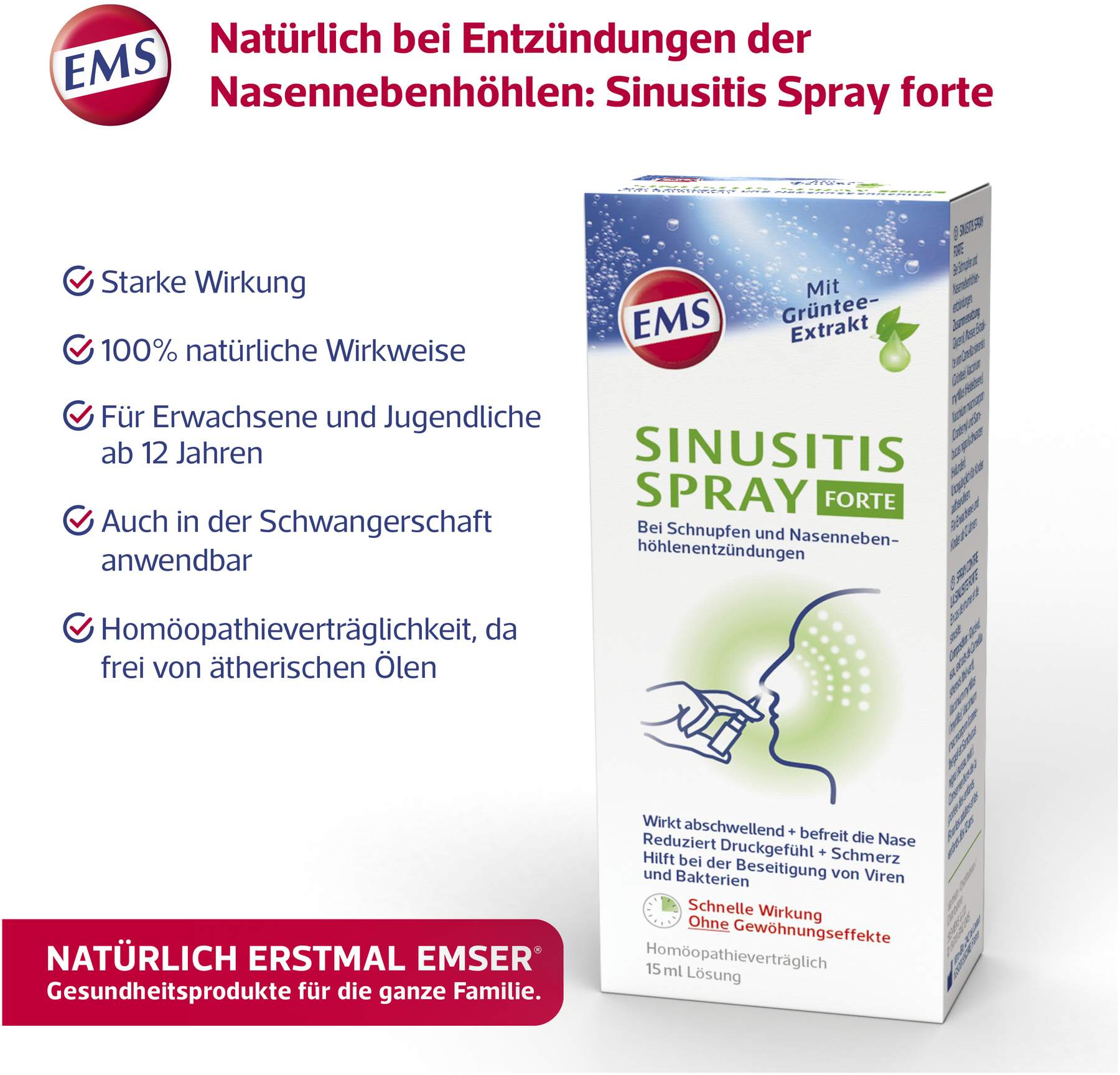 Emser Sinusitis 15 ml Spray forte