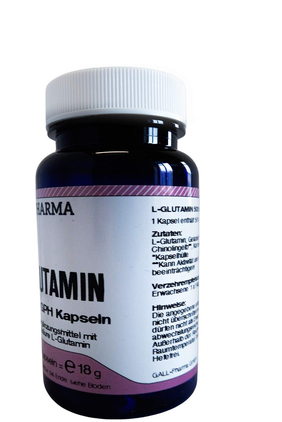 L-Glutamin 500 mg Gph 30 Kapseln