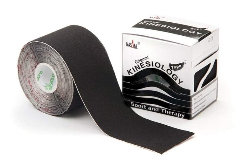 Elastus Nasara Tapeverband Elastisch 5cmx5m Schwarz