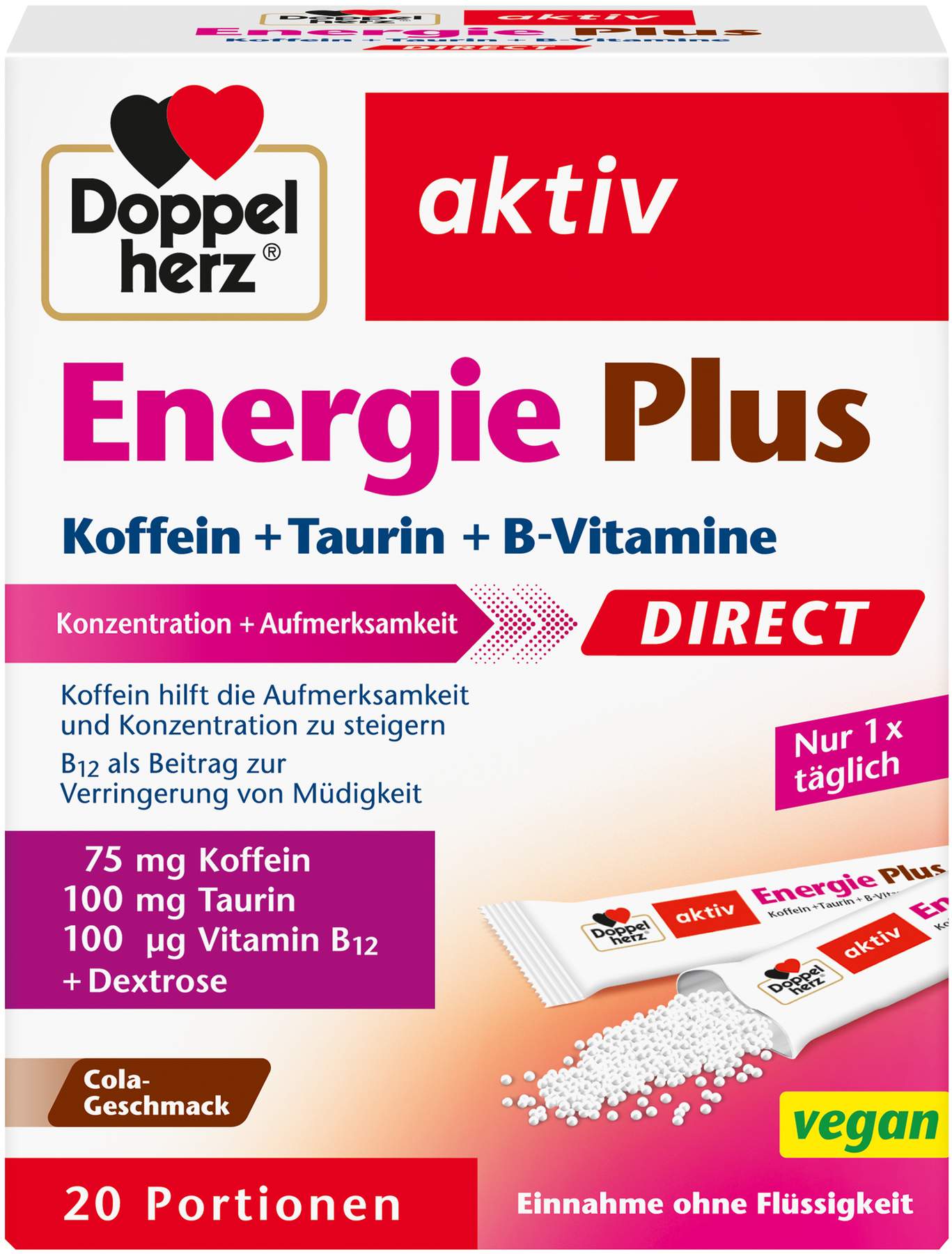 Doppelherz aktiv Energie Plus DIRECT 20 Pellets