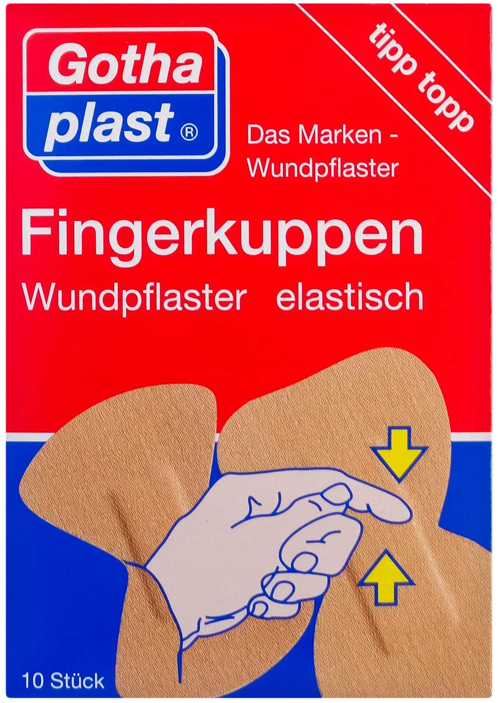Gothaplast Fingerkuppenwundpflaster Elastisch 2 Größen 10 Stück