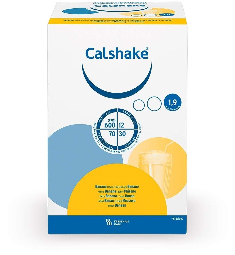 Calshake Banane Beutel Pulver 7 X 87 G