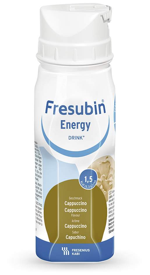 Fresubin Energy Drink Cappuccino 4 X 200 ml Trinkflaschen