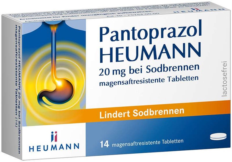 Pantoprazol Heumann 20 mg 14 magensaftresistente Tabletten