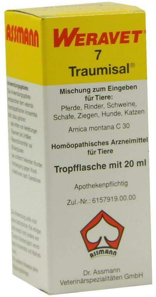 Traumisal 7 Tropfen vet. 20 ml Tropfen