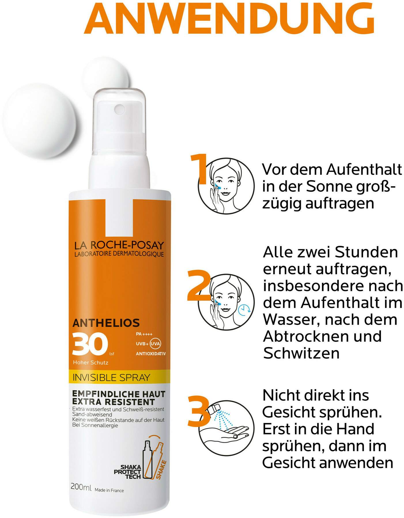 La Roche Posay Anthelios Invisible LSF 30 200 ml Spray