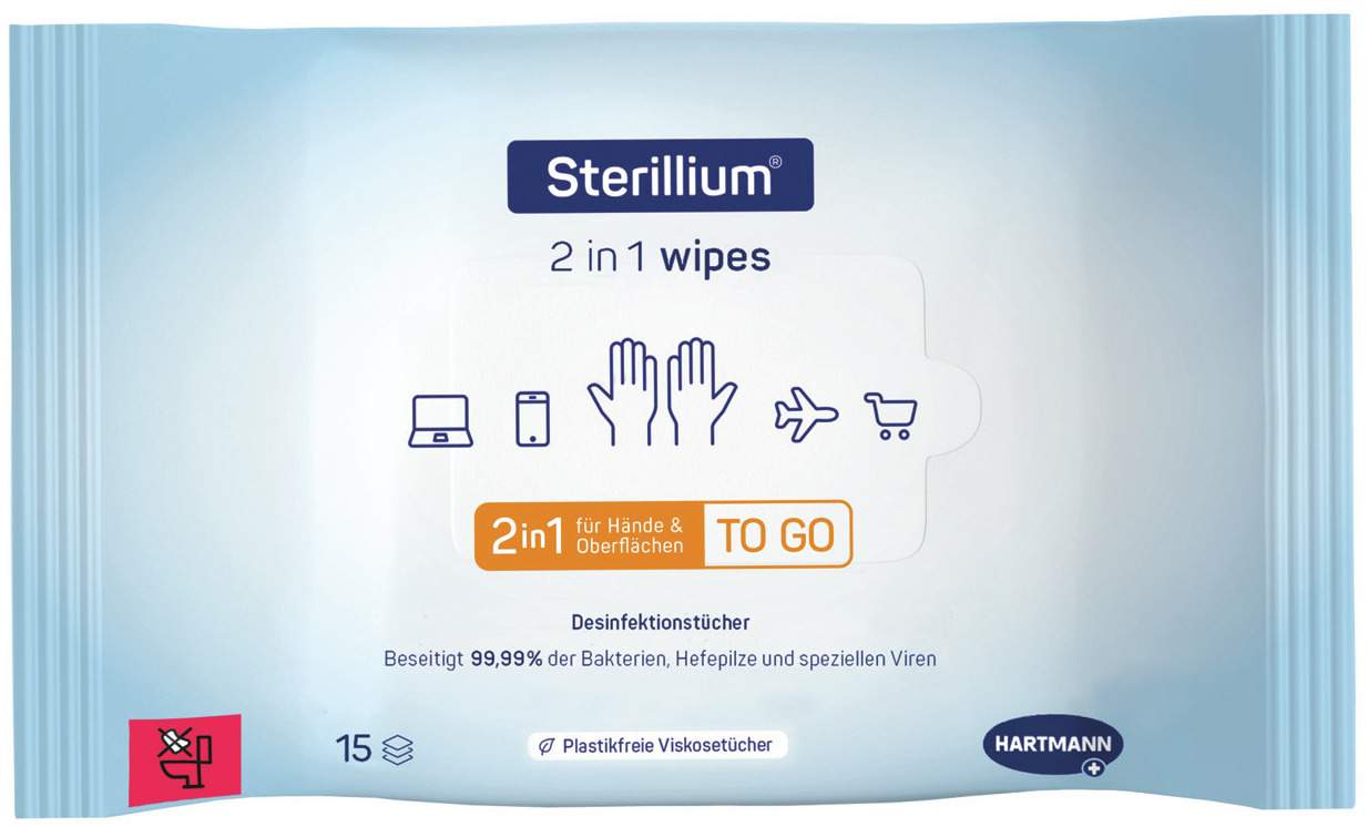 Sterillium 2in1 Wipes 15 Stück