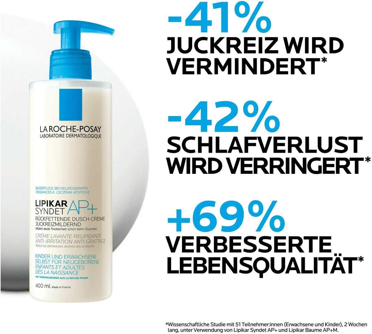 La Roche Posay Lipikar Syndet AP+ Reinigungs-Cremegel 400 ml