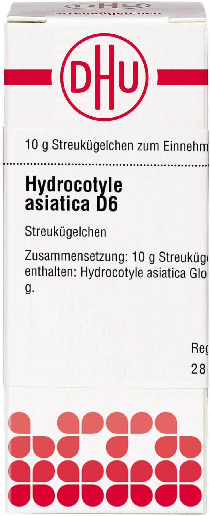 Dhu Hydrocotyle Asiatica D6 Globuli 10 G