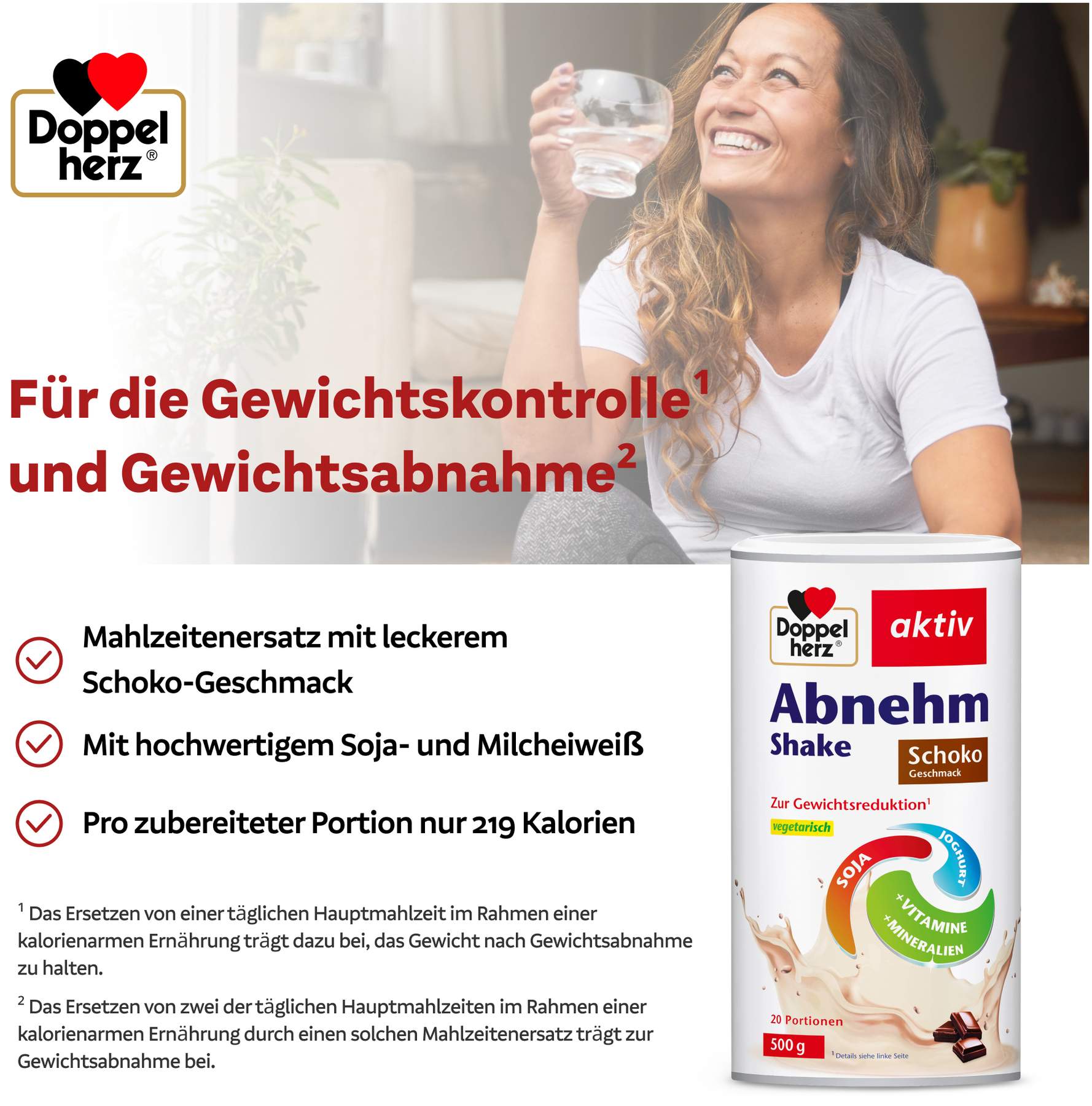 Doppelherz aktiv Abnehm Shake Schoko Pulver 500g