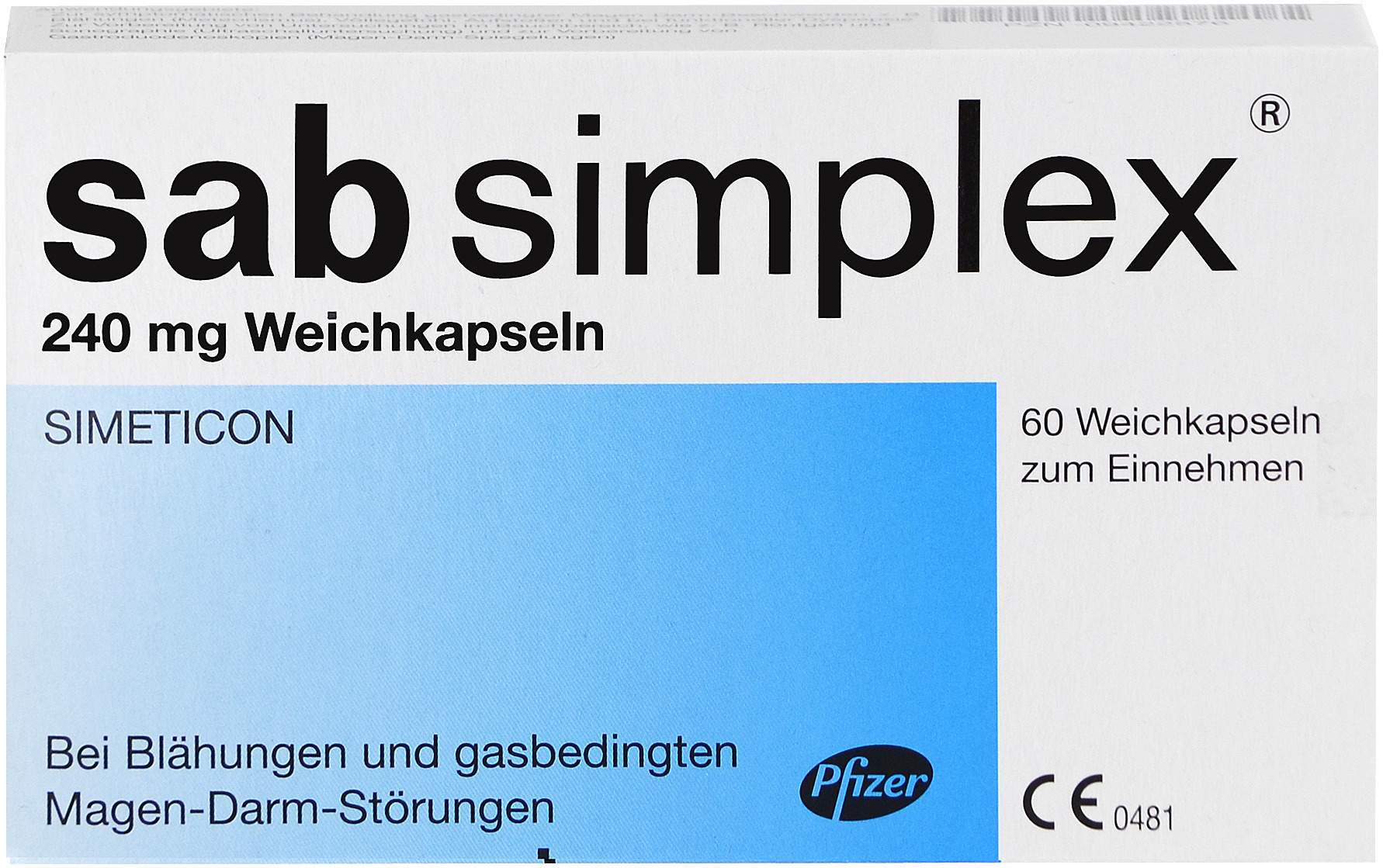 Sab Simplex 240 mg 60 Weichkapseln