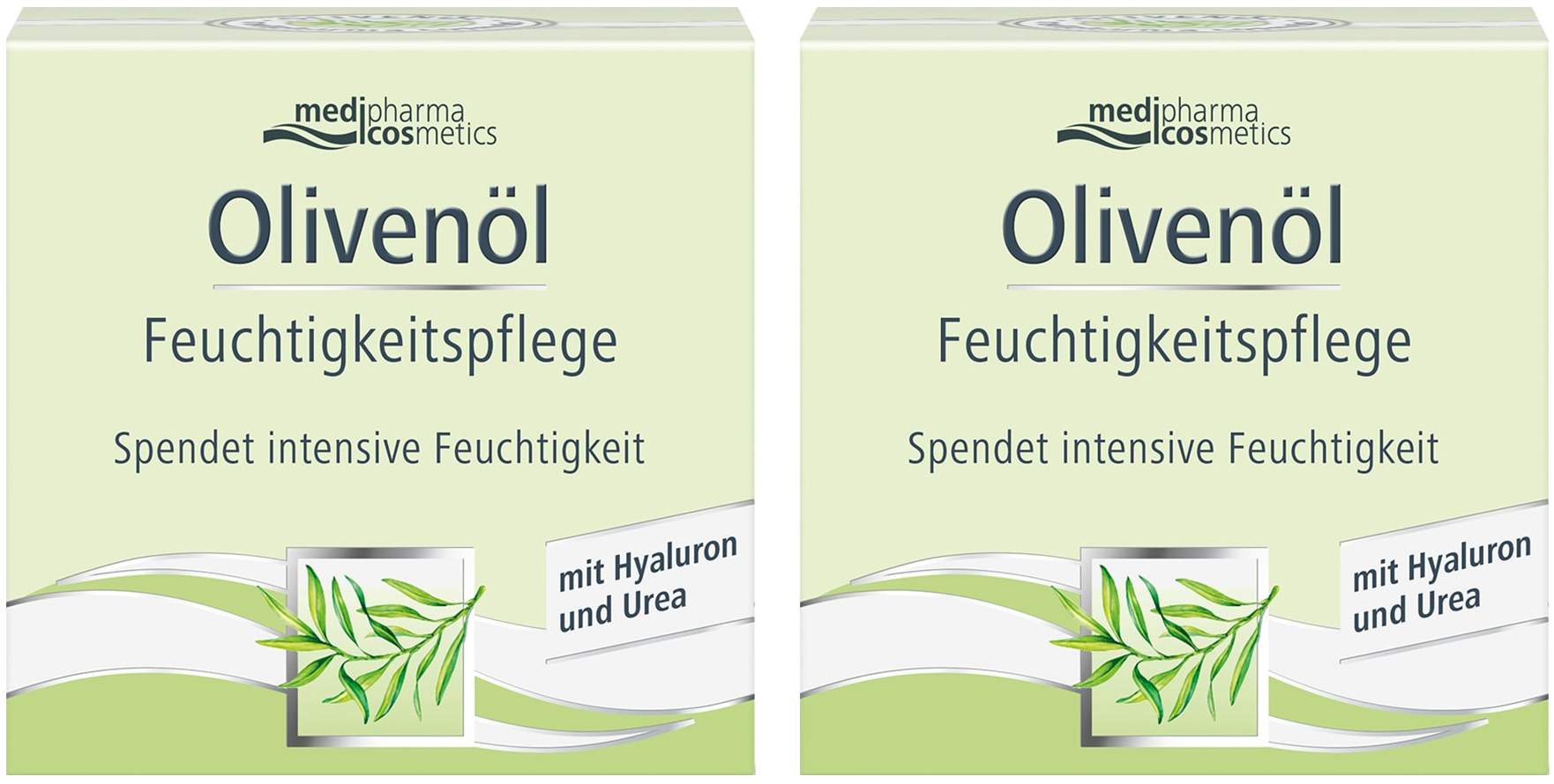 medipharma cosmetics Olivenöl Feuchtigkeitspflege 2 x 50 ml