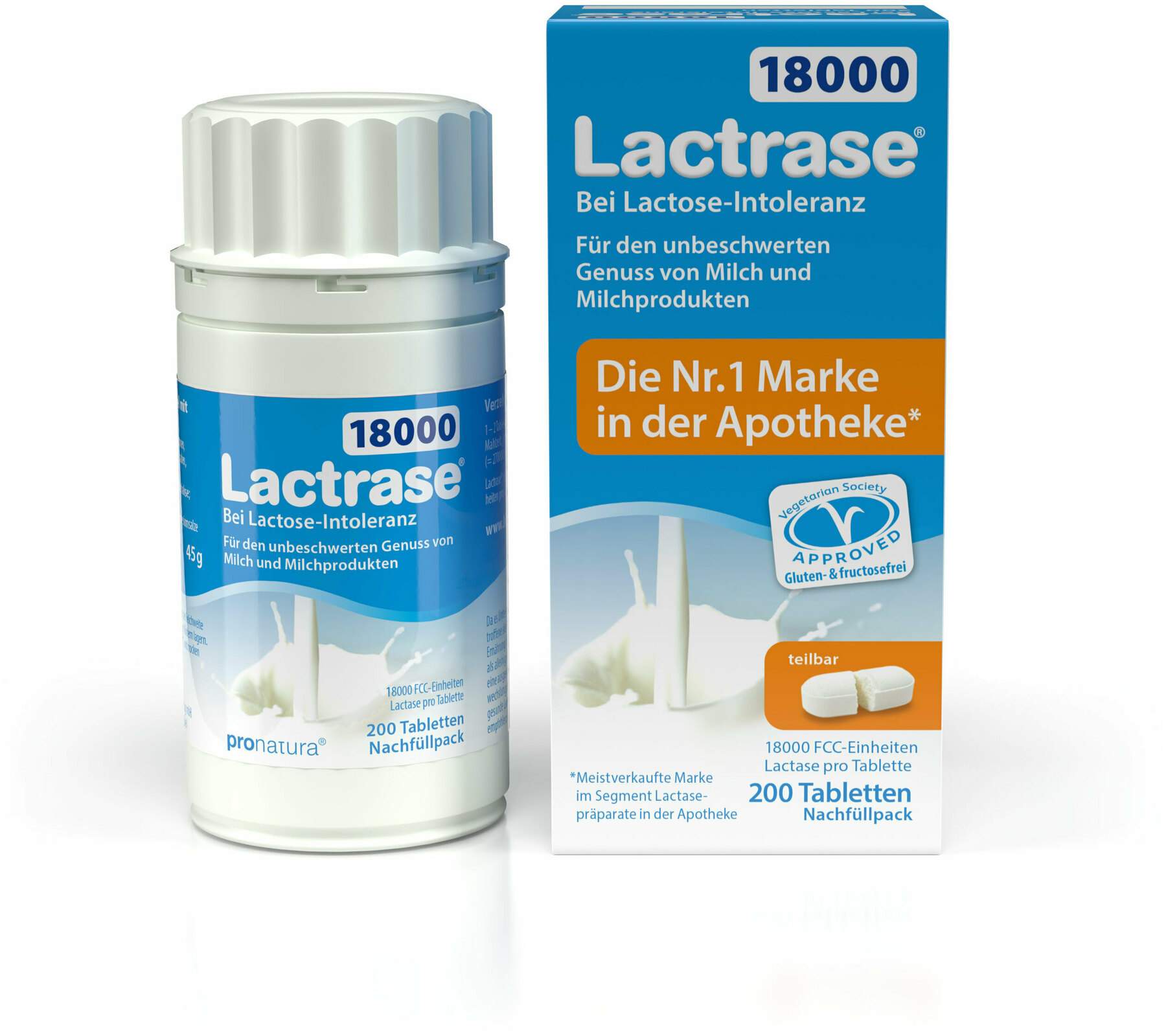 Lactrase 18.000 Fcc 200 Tabletten
