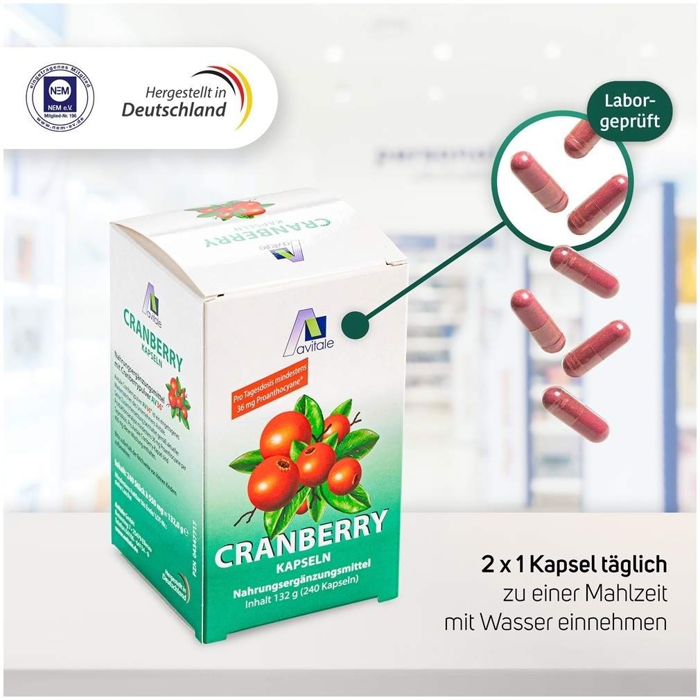 Cranberry Kapseln 400 mg 100 Stück