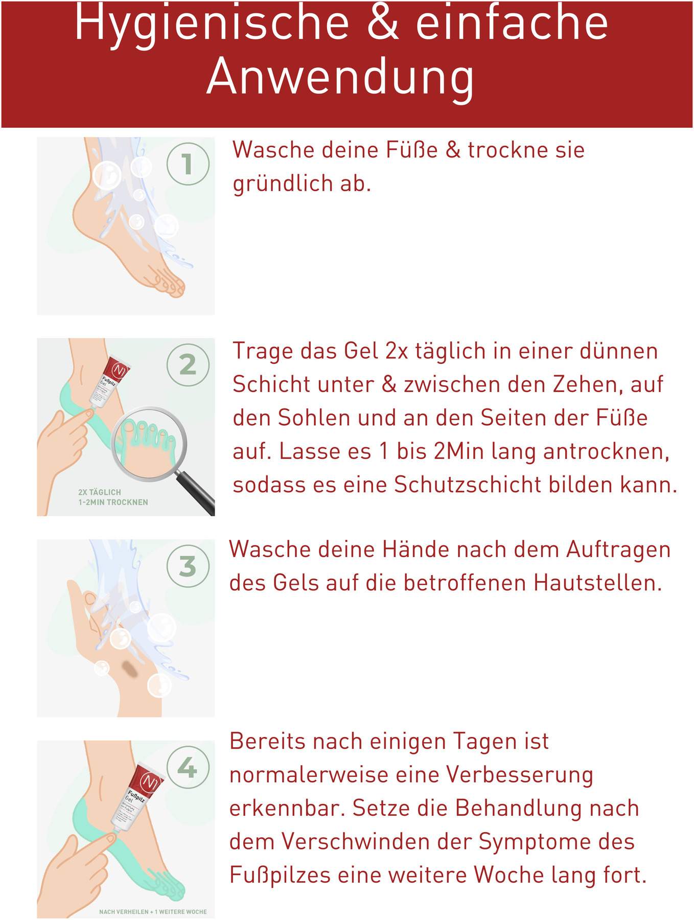 N1 Fußpilz Gel 30 ml