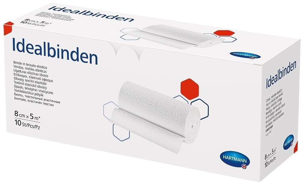Idealbinde Hartmann 8 cm X 5 M 10 Binden