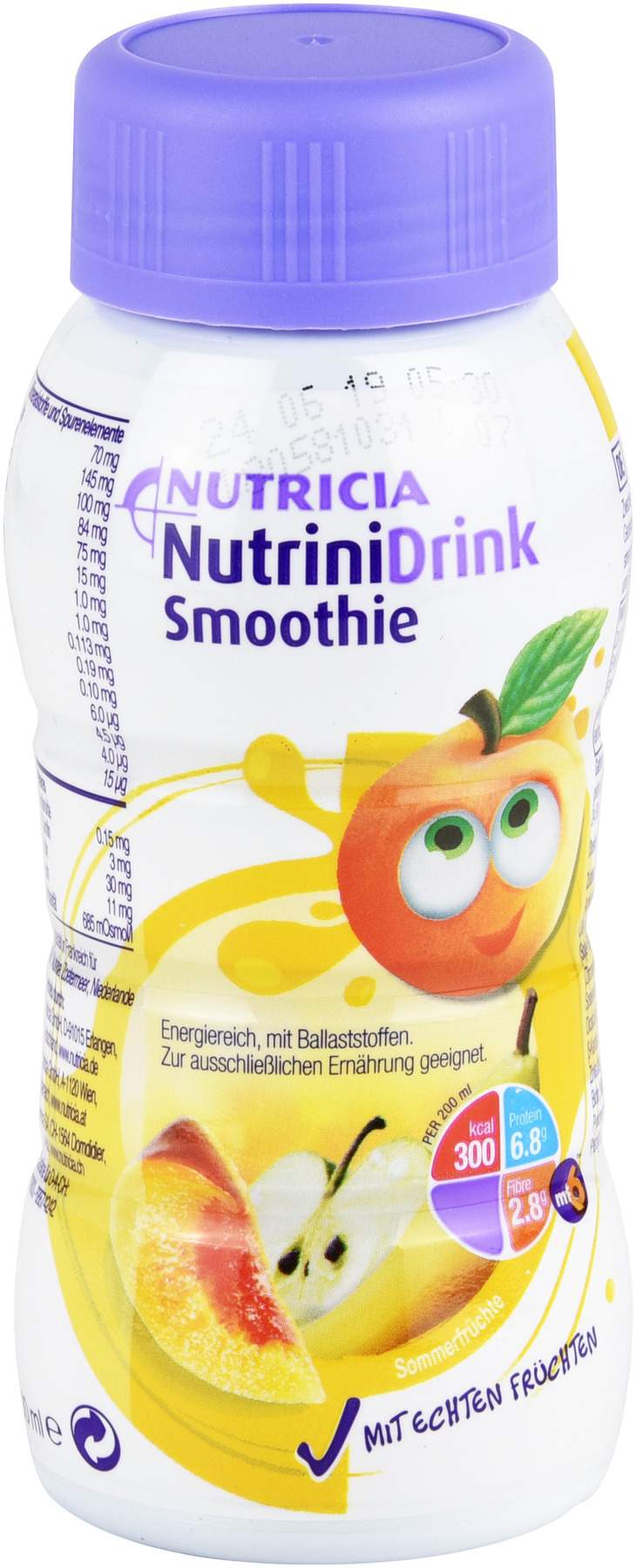 Nutrini Drink Smoothie Sommerfrüchte 32x200 ml Flüssigkeit
