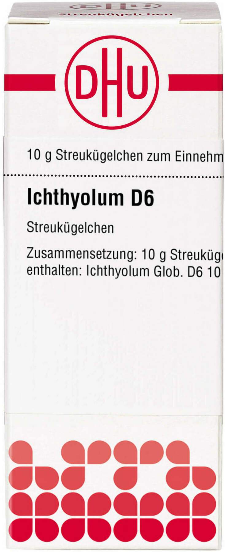 Dhu Ichthyolum D6 Globuli 10 G