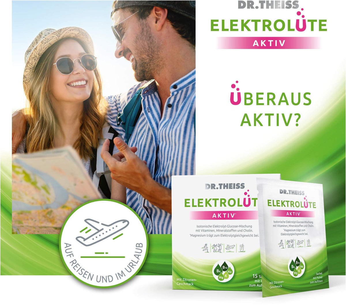 Dr. Theiss Elektrolüte aktiv Pulver 15 Beutel