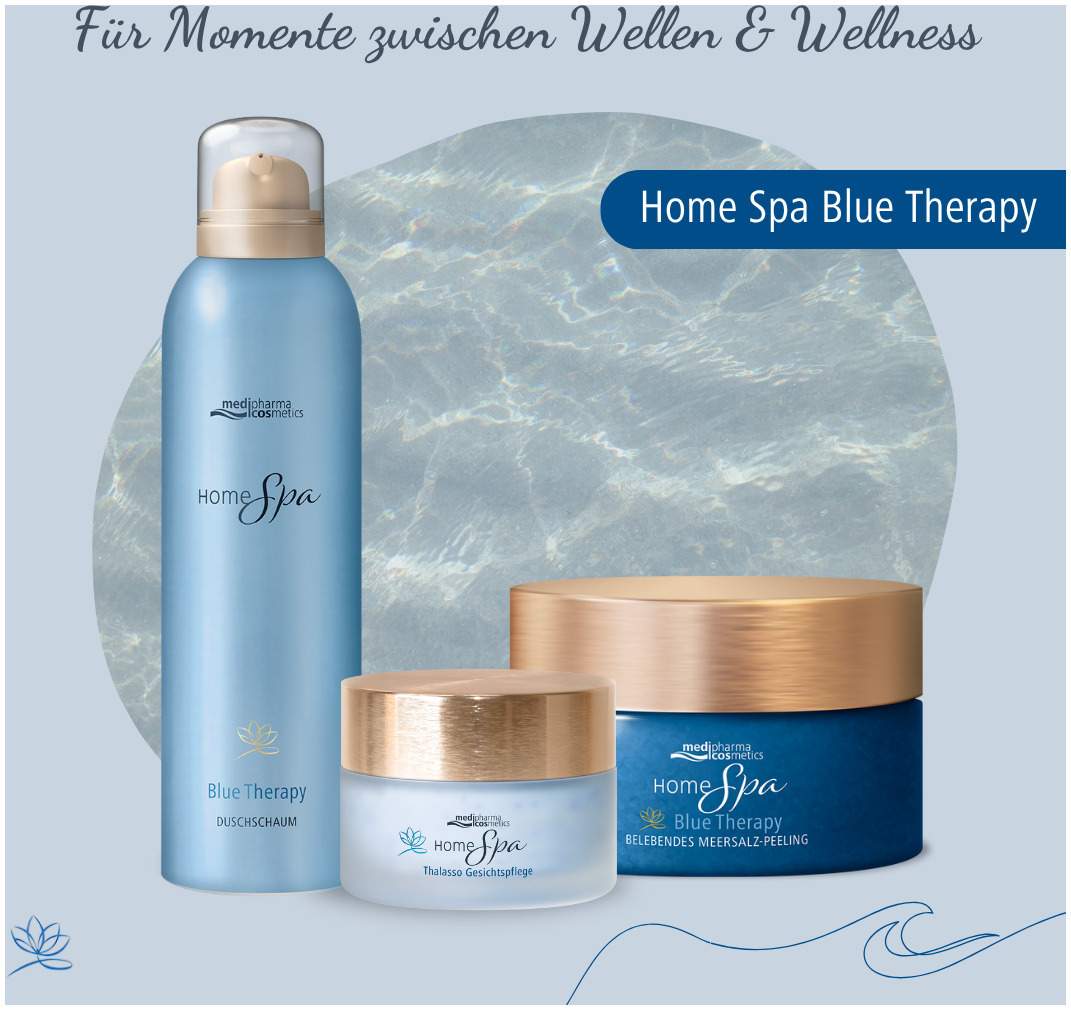 medipharma cosmetics Home Spa Blue Therapy Duschschaum 200 ml