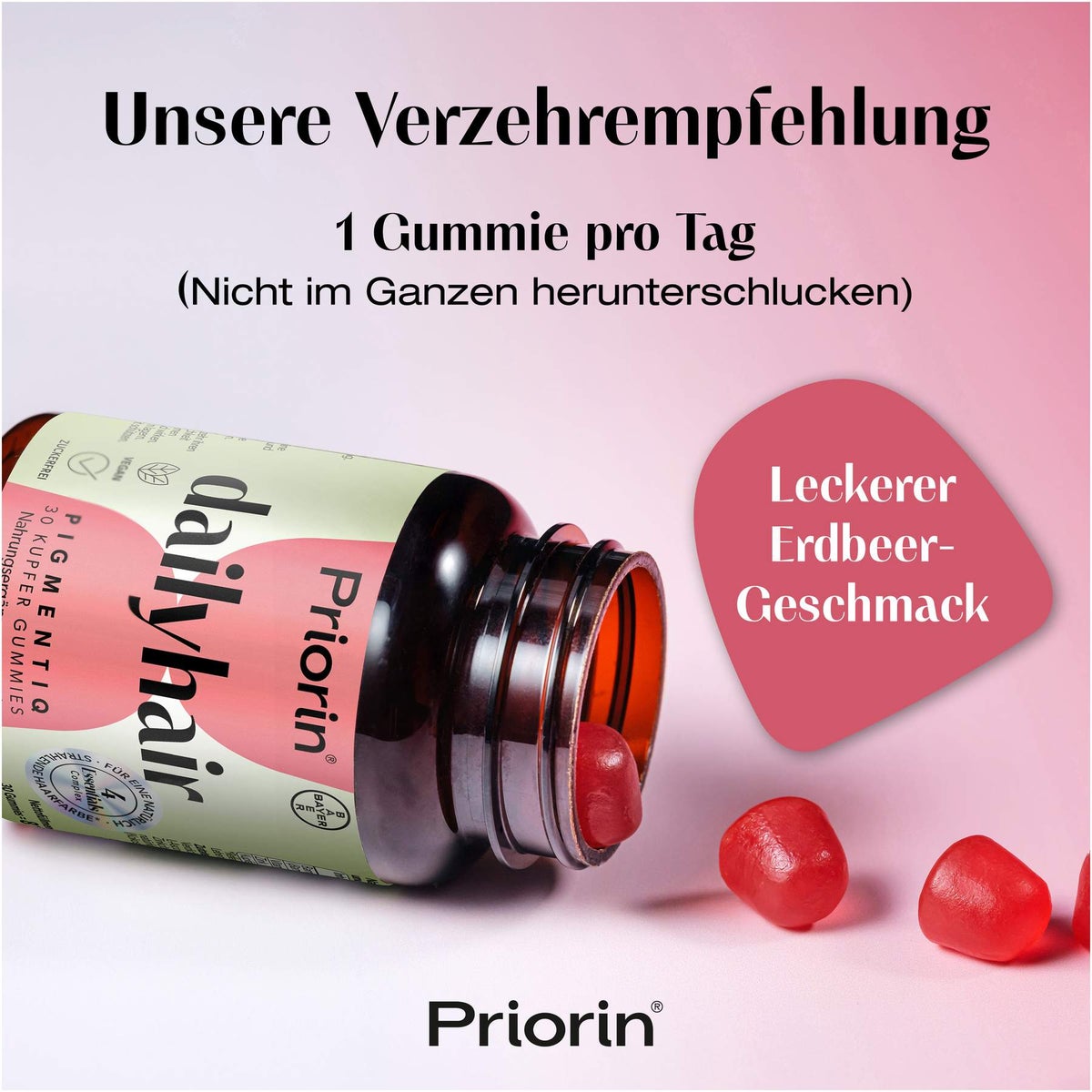 Priorin dailyhair Pigmentiq Gummies 30 Stück