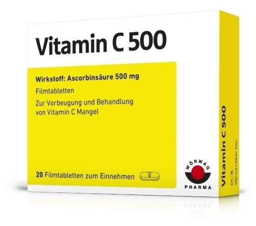 Vitamin C 500 20 Filmtabletten