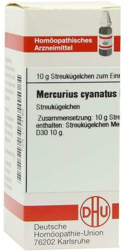 Dhu Mercurius Cyanatus D30 Globuli