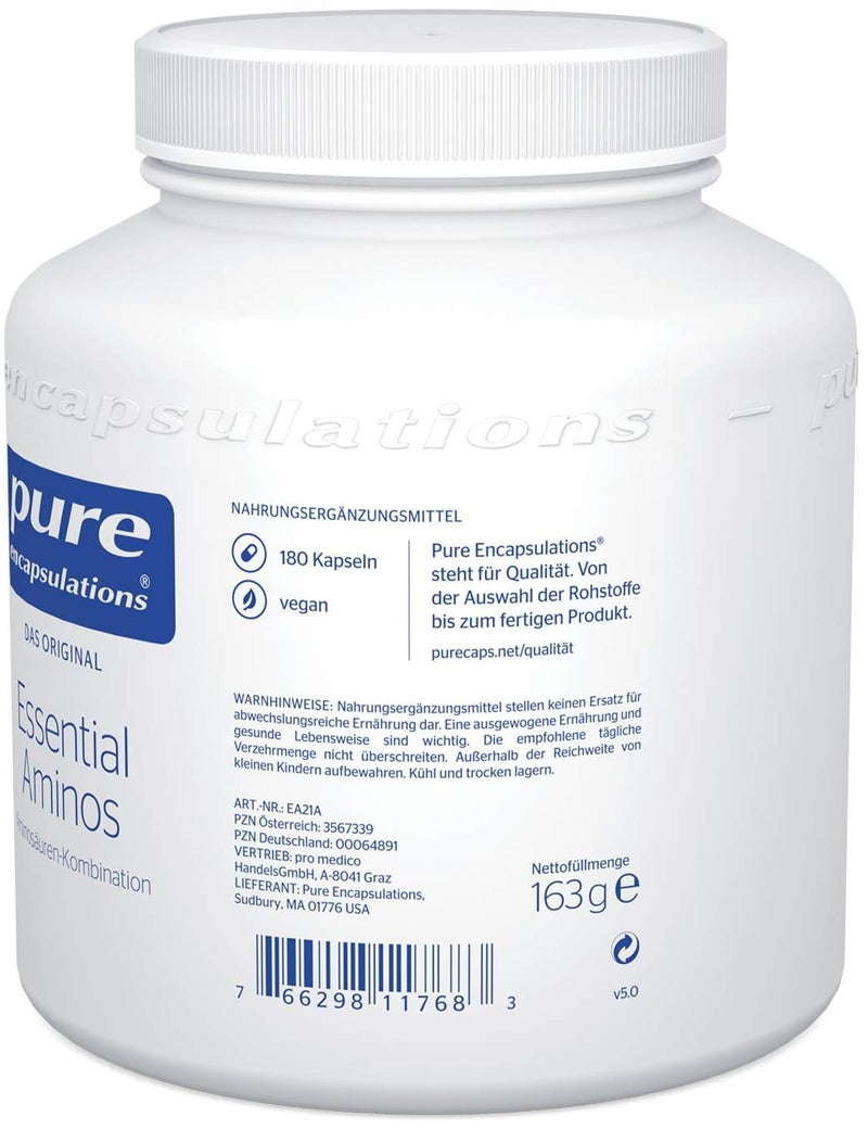 Pure Encapsulations Essential Aminos 180 Kapseln
