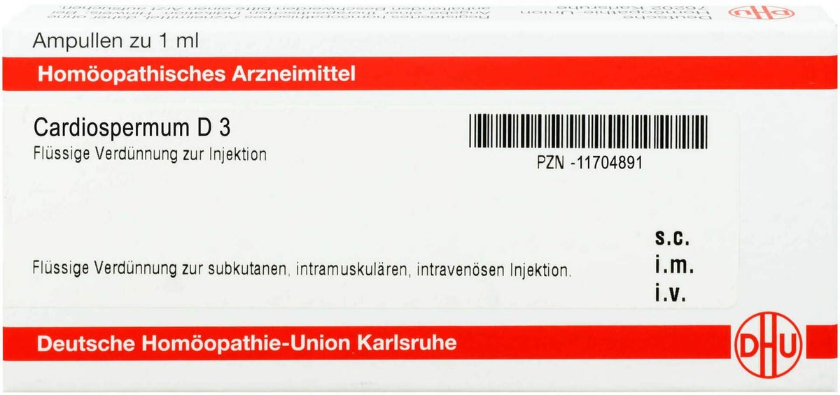 Dhu Cardiospermum D3 Ampullen 8 X 1 ml