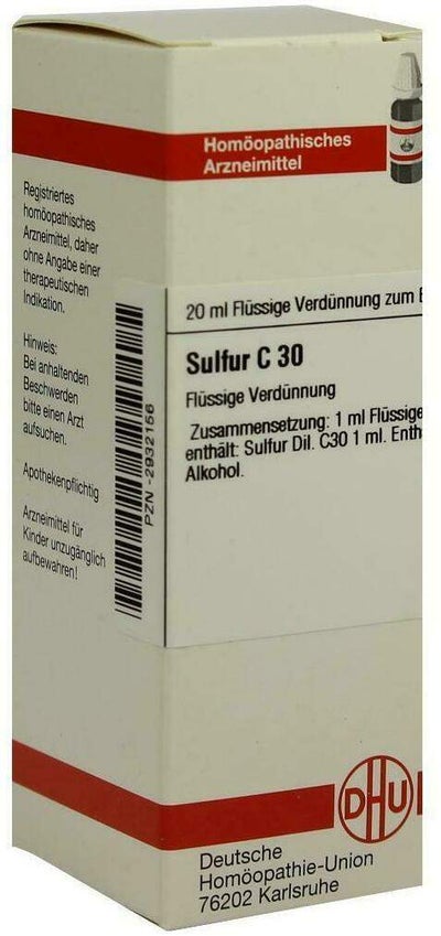 Dhu Sulfur C30 Dilution