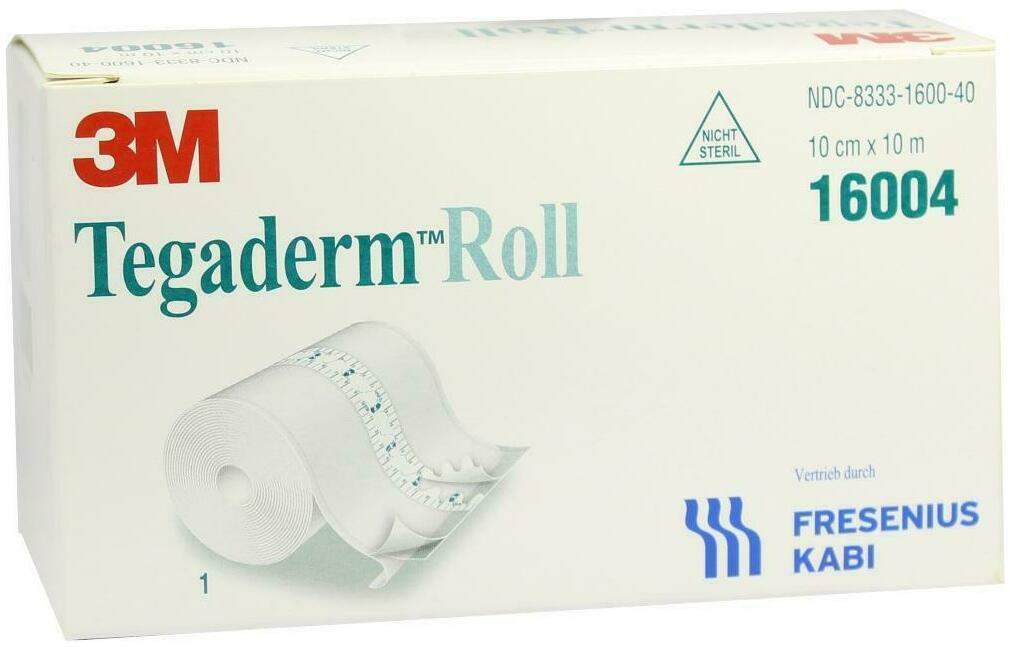 Tegaderm Pflaster 10 cm X 10 M Rolle 16004 1 Stück